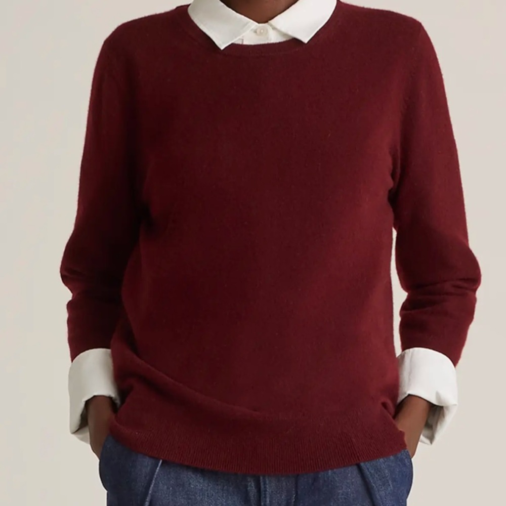 Mongolian Cashmere Crewneck Sweater NWT